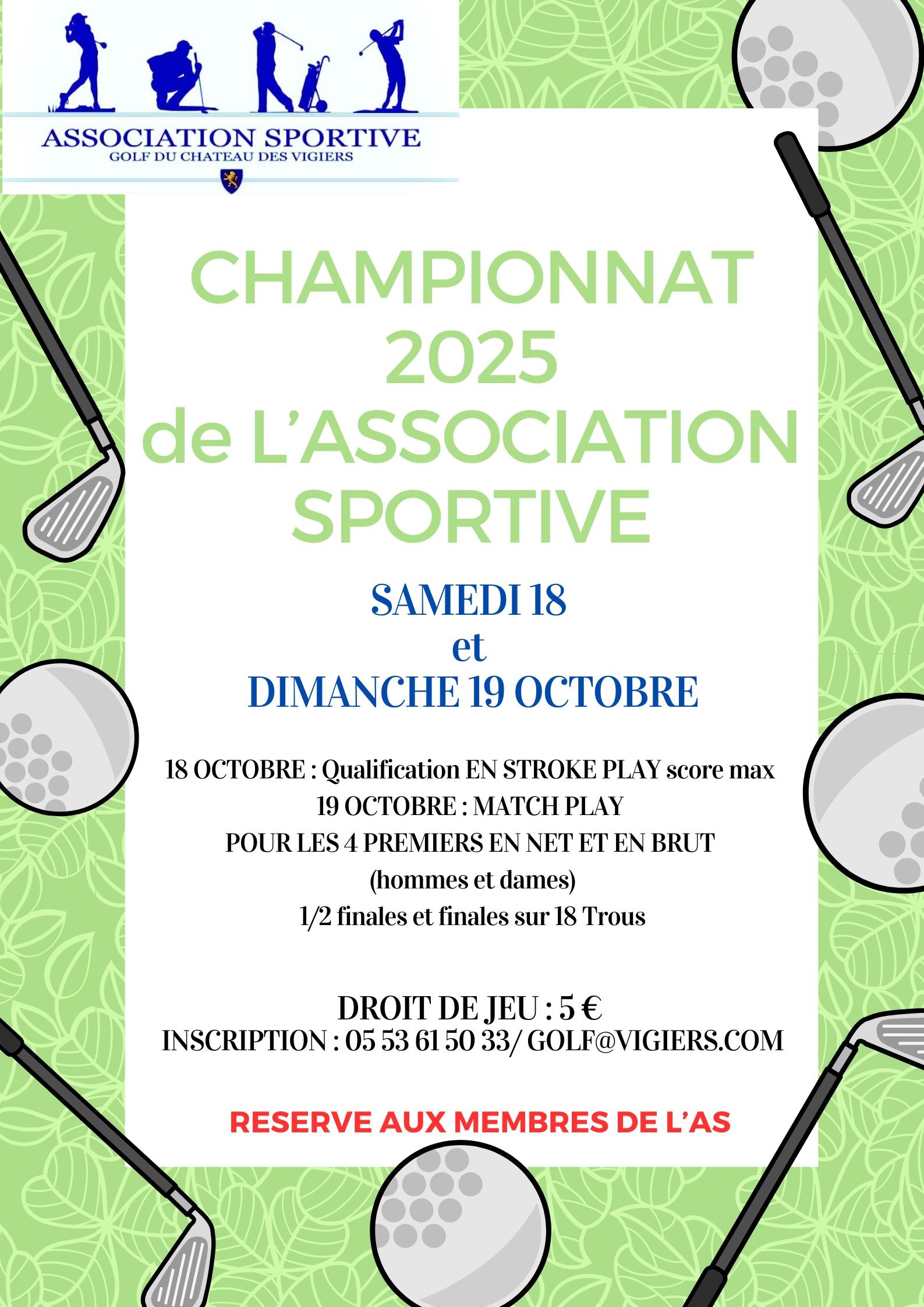 CHAMPIONNAT DE L'AS