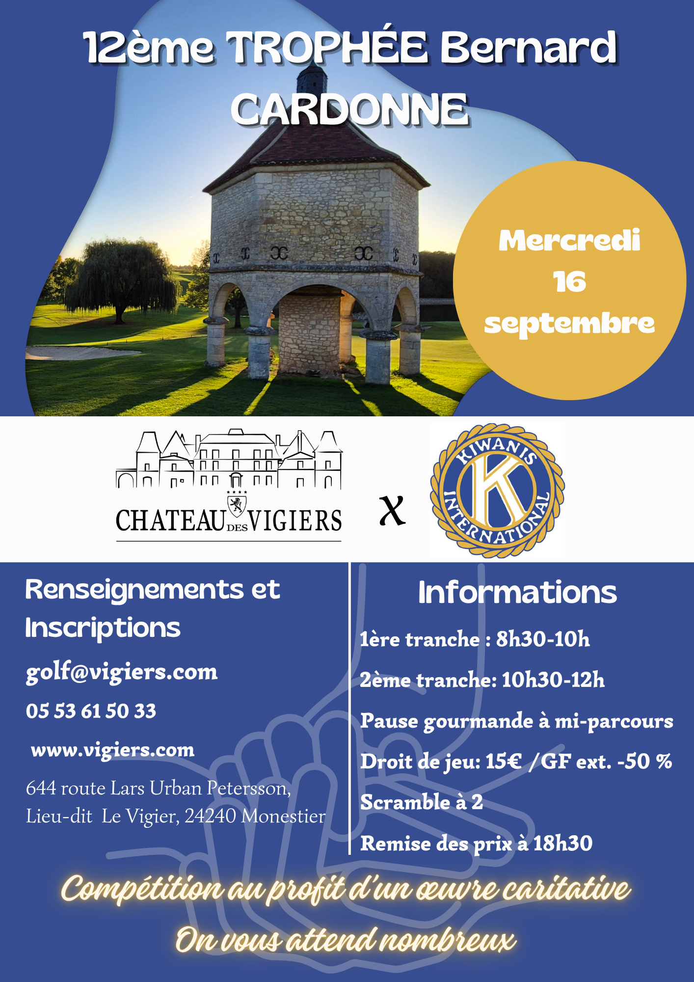 KIWANIS : 12ème Trophée Bernard Cardonne