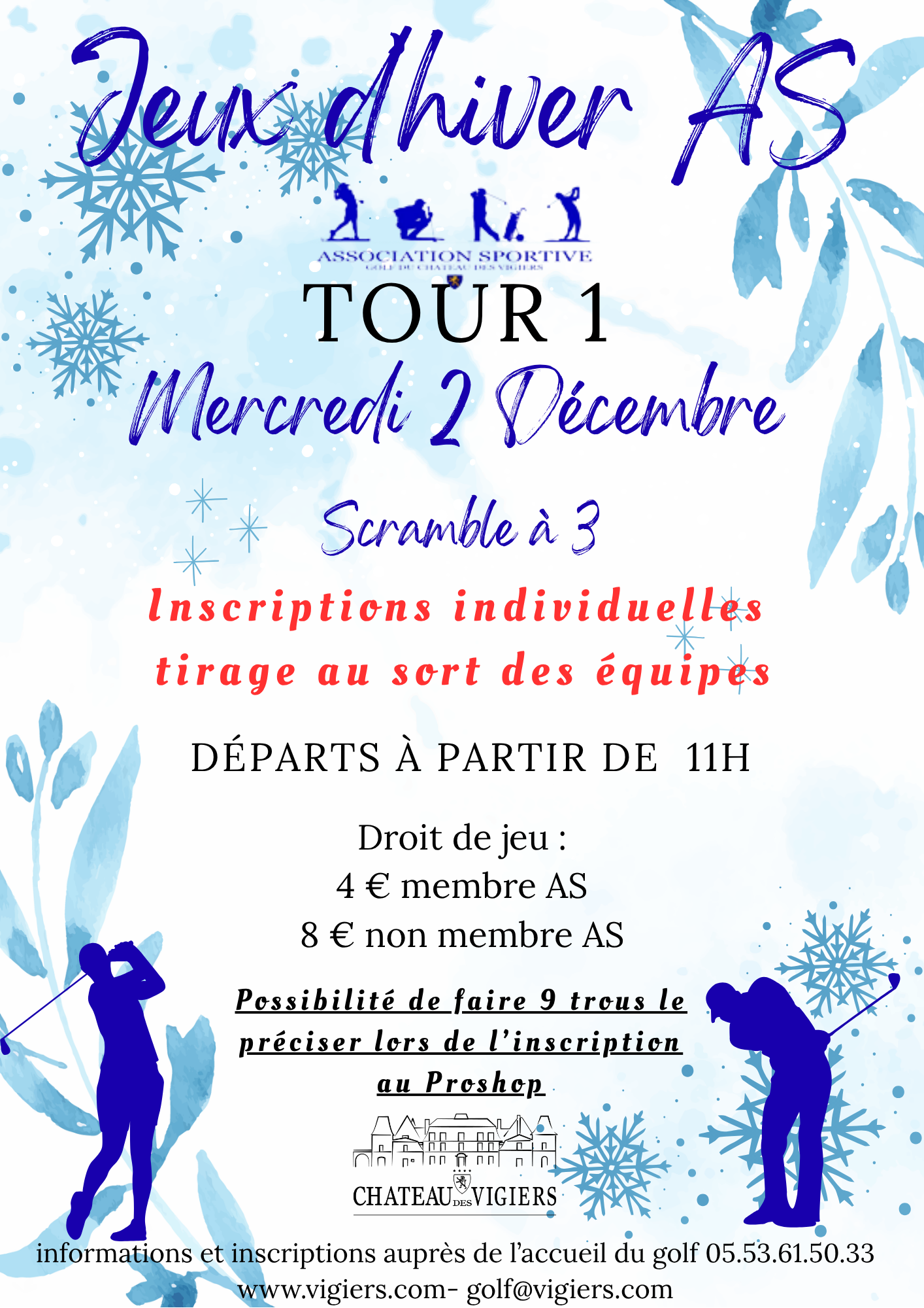 TOUR 1 JEUX D'HIVER AS
