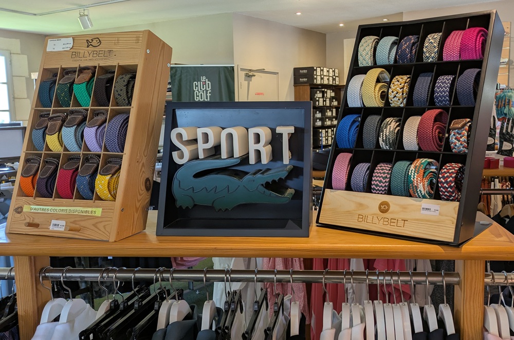 pro shop golf des vigiers