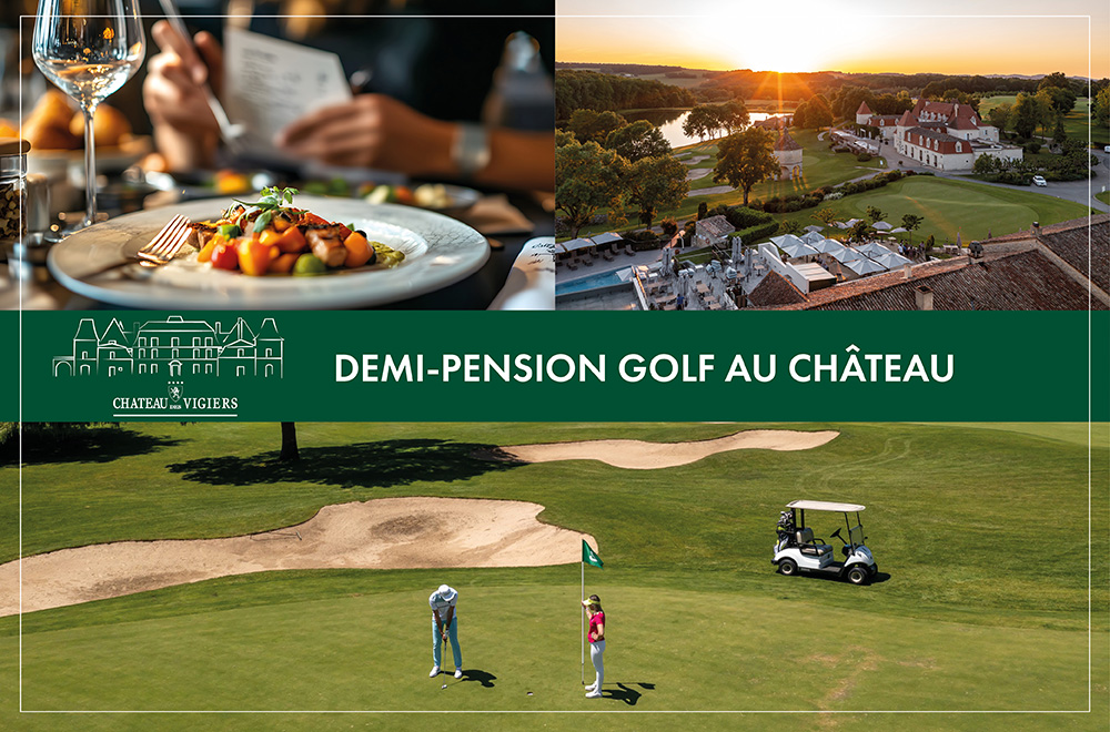 sejour golf avec demi pension en dordogne