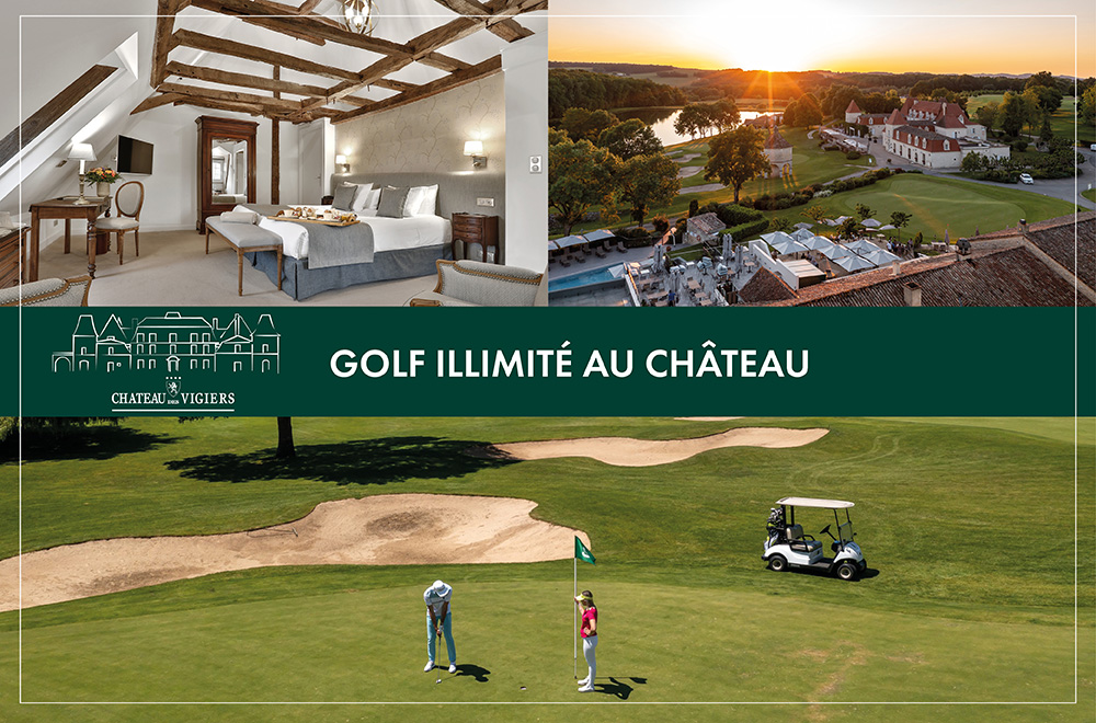 sejour avec golf illimité en dordogne