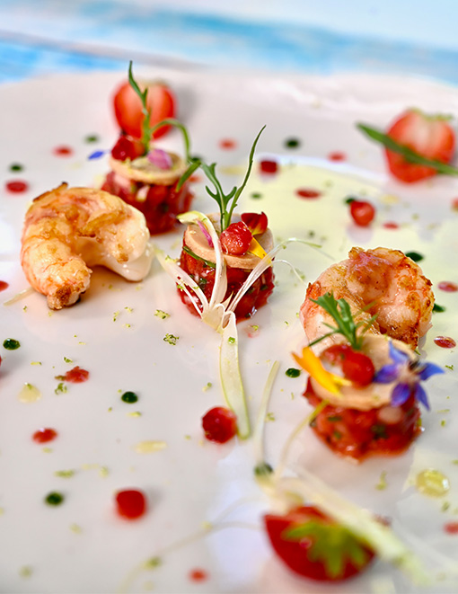 Plat gastronomique Les Fresques